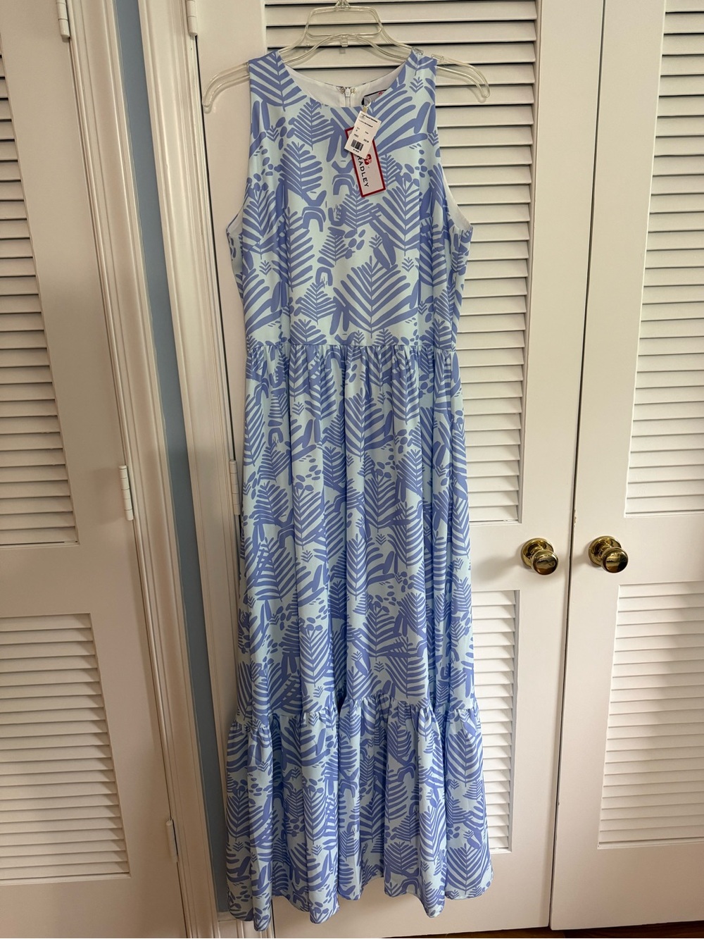 NWT CK Bradley Trocadero Botanical Print Maxi Dress